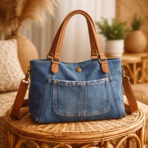sac à main en denim