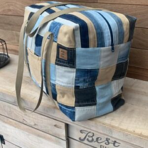 Sac de voyage en denim