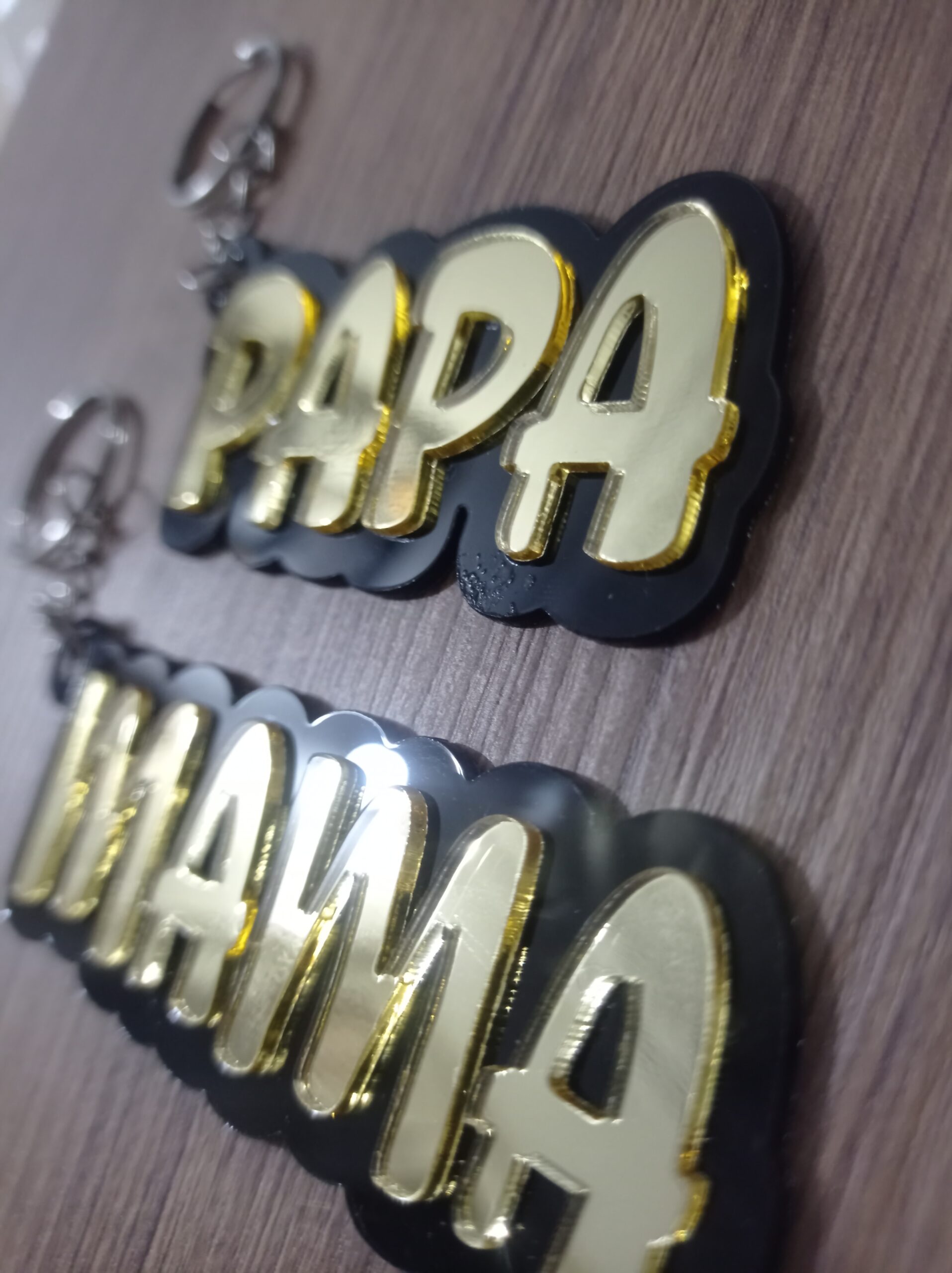 Porte-Clés Personnalisable MAMA / PAPA – Image 4