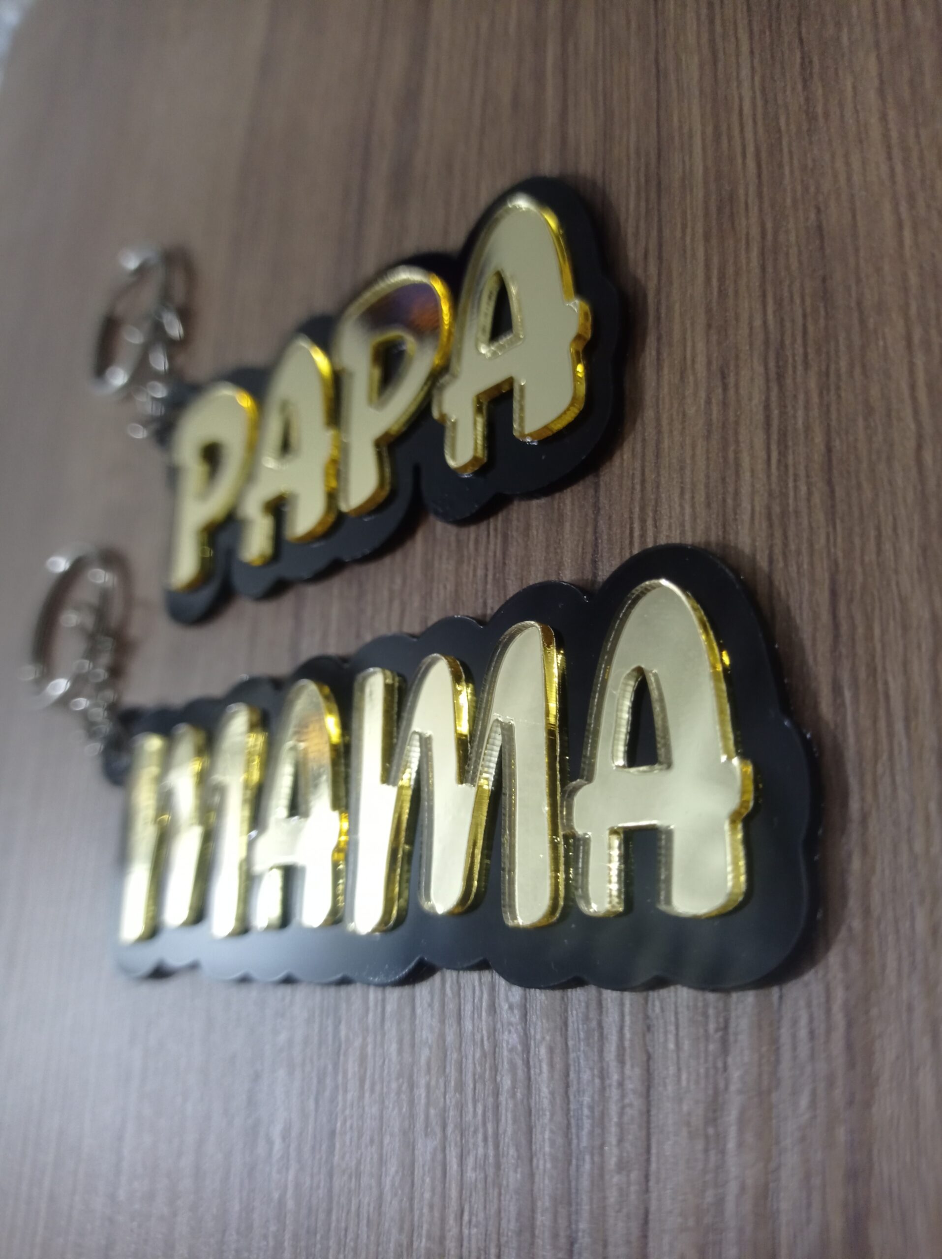 Porte-Clés Personnalisable MAMA / PAPA – Image 3