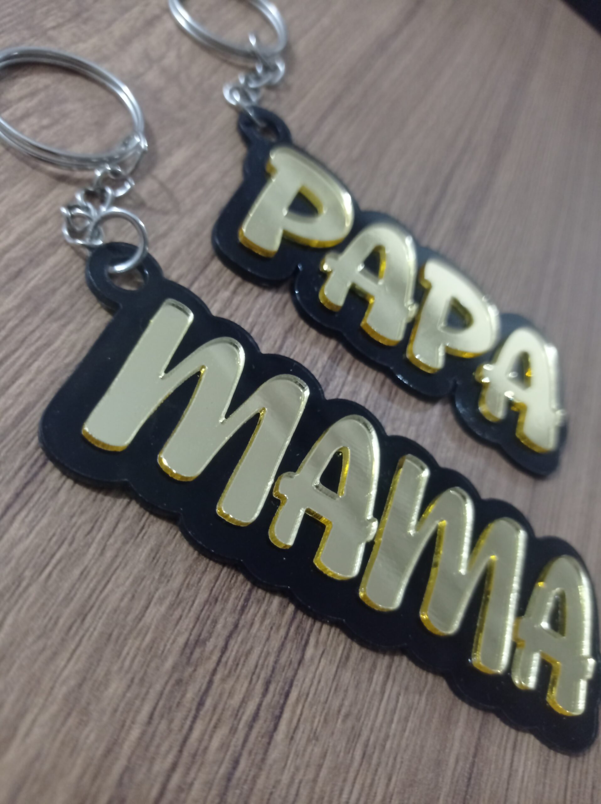 Porte-Clés Personnalisable MAMA / PAPA – Image 2